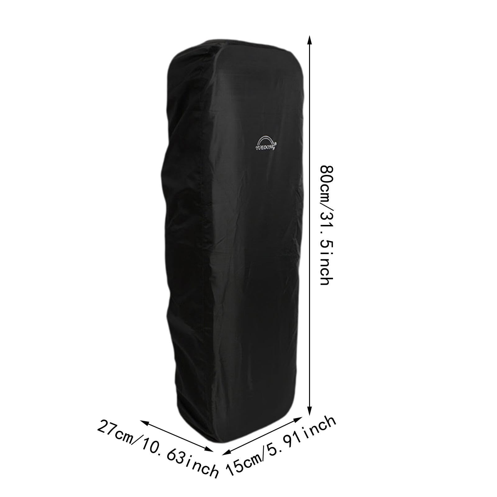 perfeclan Étui à violon, housse de pluie, anti-poussière, protection pour instrument de musique, pochette de rangement, étui à violon, imperméable, sac pour, Noir pour alto