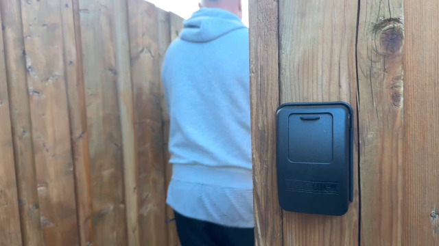 Image of Gate Lock XLB - Secure Keyless Fence Lock and Latch with 2-Way Access - Strong Durable System for Theft Prevention and Home Security, Easy Installation on Wood or Vinyl Gates /Fences