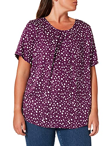 Preisvergleich Produktbild Samoon Damen 1 / 2 Arm Bluse, Dewberry Gemustert, 52