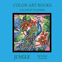 Jungle - Color By Number Book : Superior paper edition B0CY85H46G Book Cover