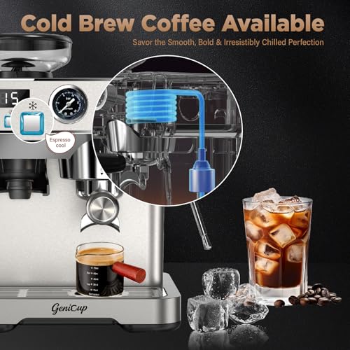 GeniCup Espresso Machine with Grinder