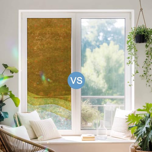 Vinilo decorativo para ventana naranja 29.5 x 78.7 in miniatura 4