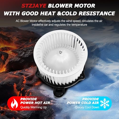 Image of AC Blower Motor Fan Front HVAC Heater Motor Front Compatible with Kia for Sorento /Optima /Cadenza /Sedona for Santa Fe for Elantra 2011 2012 2013 2014 2015 2016 2017 2018 2019 2020 700258