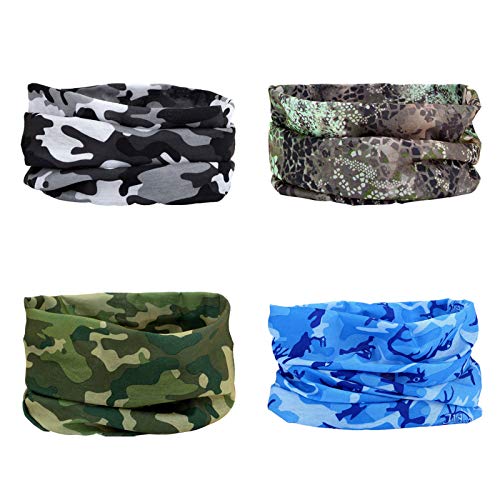 Image of Elastic Headwear Bandana Headband Half Face Mask Scarf Neck UV Sun Protection