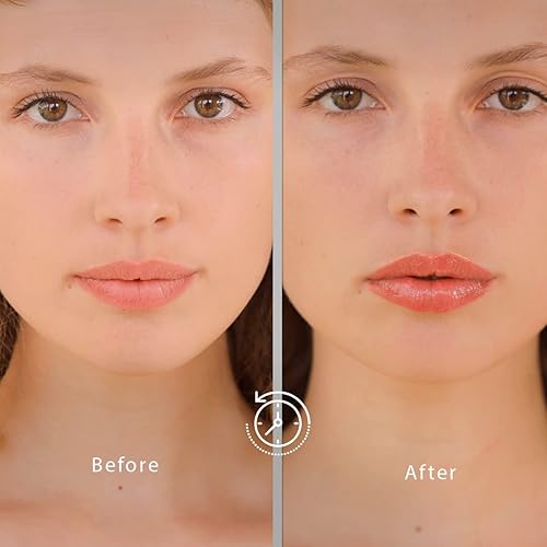 Miniatura 2 de HydroBoost - Suero labial de ácido hialurónico, suero labial multifuncional no pegajoso para hidratación instantánea, suero labial voluminoso, 0.17