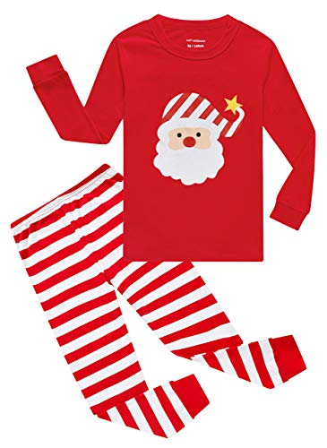 Girls Christmas Pajamas Toddler Kids Pjs Girls Boys Santa Claus Pajamas Cotton Winter Sleepwear Children Clothes 2-12T