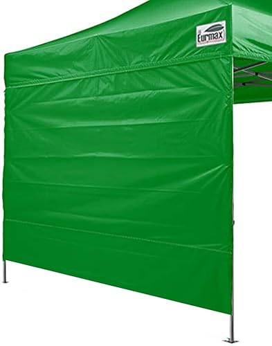Miniatura 17 de Eurmax USA - Instant SunWall, toldos desplegables para tienda de campaña, lona para campamento, pared lateral de 10 x 20 pies, 1 paquete solo para