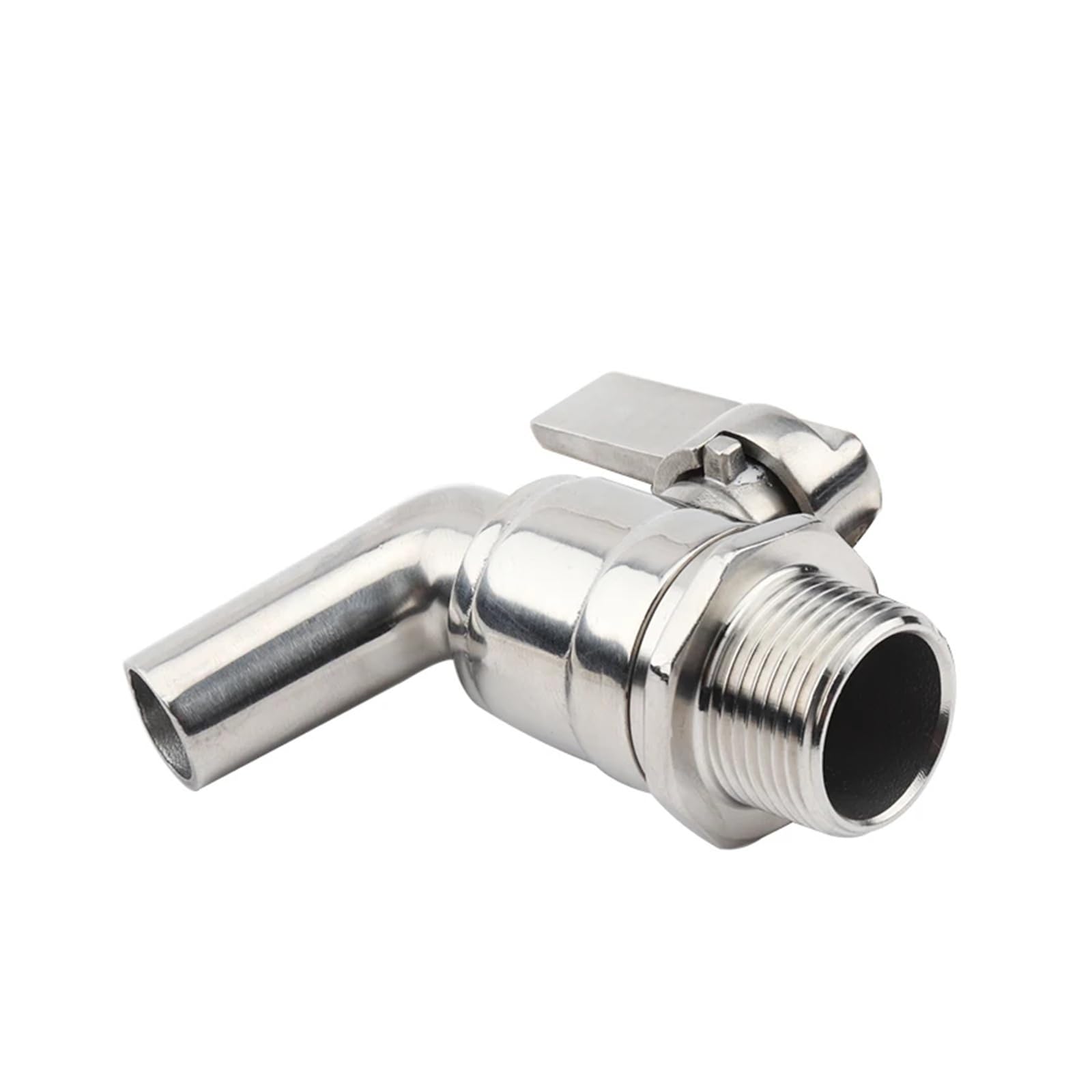 Domowe warzenie wina 3/4 Homebrew Drain Valve Working Pressure 200PSI Sanitary Faucet Drink Faucet Beer Wine Beverage Faucet Beer Keg Tap Akcesoria winiarskie