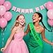 BAHABY Glitter Birthday Brat Sash, Brat Themed Birthday Sash for Women Men 365 Party Girl Decorations, HBD Party Supplies