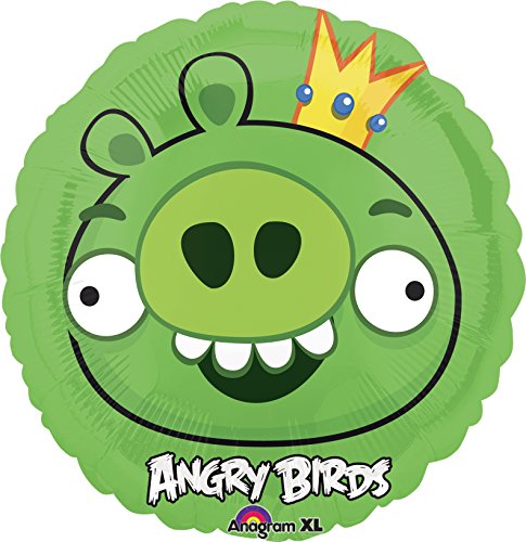 Anagram International Angry Birds King Pig Foil Balloon Pack, 18