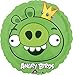 Anagram International Angry Birds King Pig Foil Balloon Pack, 18", Multicolor