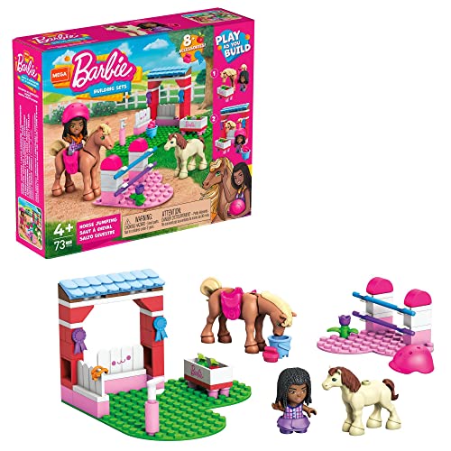Mattel HDJ84 Mega Barbie Pets Horse Toy Building Set thumb #1