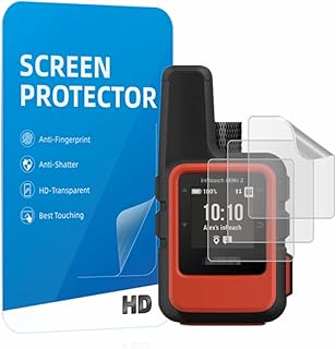 Mihence Compatible with Garmin inReach Mini 2 Screen Protector, HD Premium Real Screen Protector for inReach Mini 2 Satellite Communicator [ 3PCS ] [ PET ]
