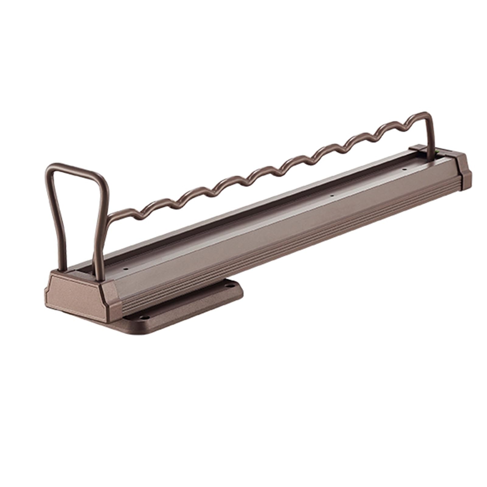 GTHTUHFD Extendable Closet Rod, Wardrobe Pull Out Clothes Hanger Rail, Damped Steel Ball Slides, Bearing Capacity Up To 30Kg Dark Red-18.1in/46cm