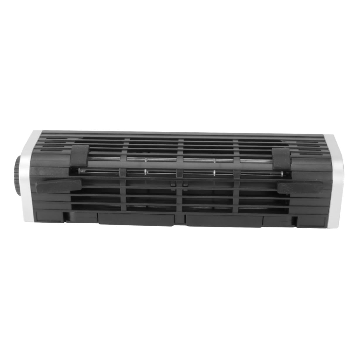 Refrigerador para Portátiles Negro de Aleación de Aluminio y Abs | Ventilador de Enfriamiento Usb, Soporte de Refrigeración para Portátil con Enchufe Trasero, Diseño Silencioso