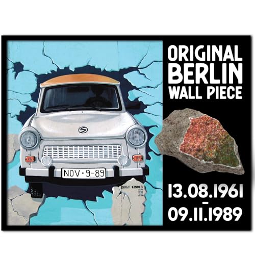United1871 ORIGINAL Berliner Mauer-Stein mit Echtheitszertifikat | Handarbeit aus Berliner Manufaktur | Berlin Souvenir