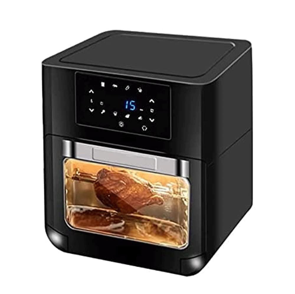 Air Fryer Stainless Steel Electric Air Fryer Oilless Cooker Preheat Shake LCD Digital Screen and Nonstick Frying Pot