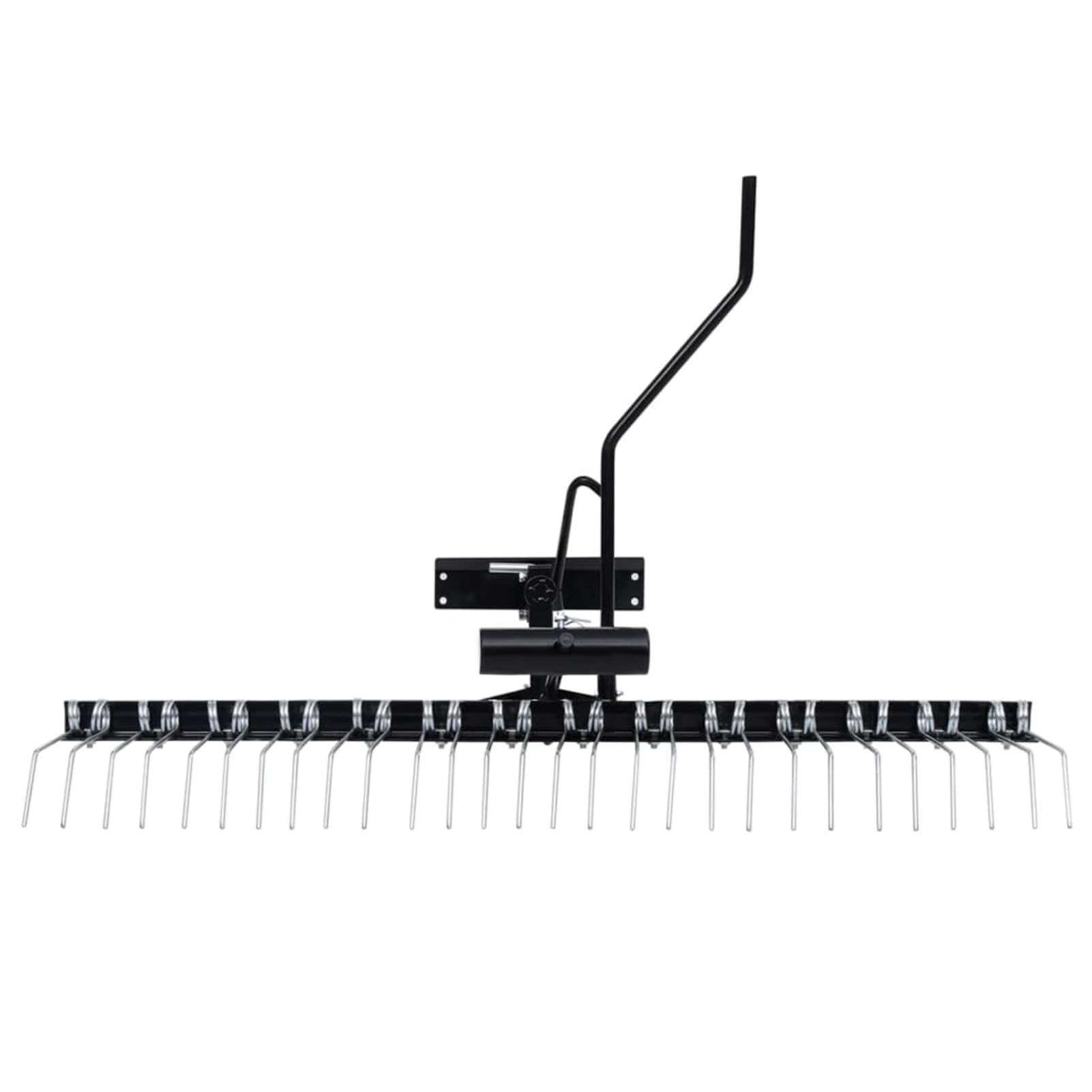 Gecheer Arieggiatore per Tosaerba Portatile, Rimozione Muschio e Paglia, Larghezza 109 cm, Acciaio Zincato, Scarificatore Prato per Giardini Grandi