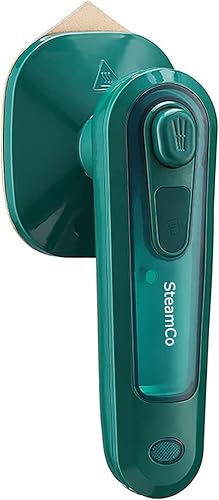 SteamCo Vaporizador para ropa portátil mini plancha de tela de mano tamaño de viaje capacidad de 20fl oz verde 6 x 3 SC24