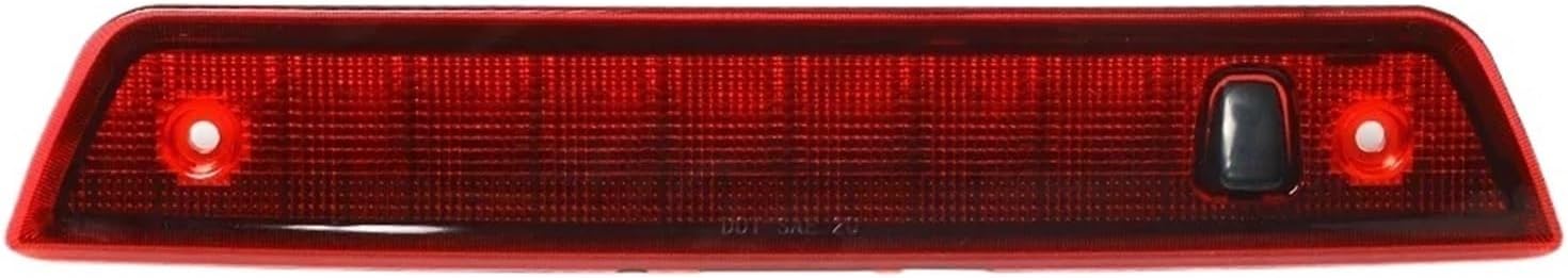 Hot Compatible For Grand Cherokee 2005 2006 2007 2008 2009 2010 Car 3RD Brake Stop Light Third Brake Tail Light Rear High Mount R-AUT(Red Shell)