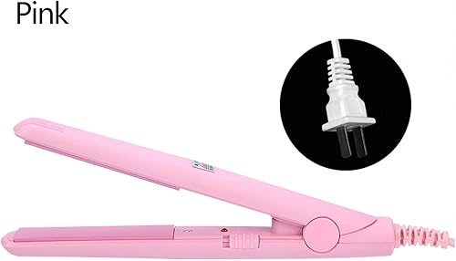 Miniatura 3 de Restokki Plancha para el cabello, plancha plana 2 en 1, mini flequillo, plancha de pelo de belleza, rizador de calefacción, alisador de placa de