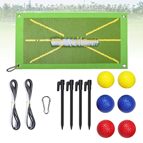 JidRMC Juego Entrenamiento de Golf, 50x25cm, 14 Piezas