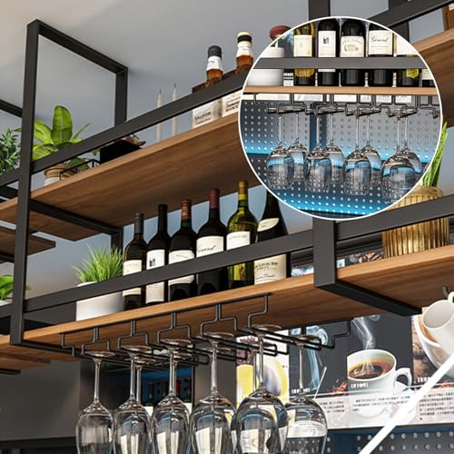Casier à vin de plafond pour libérer vos plans de travail encombrés - 6