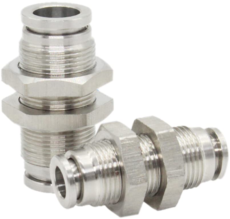 Stainless Steel Pneumatic Bulkhead Fitting IQS 4 mm 6 mm 8 mm 10 mm 12 mm Hose Connector Straight (Diameter 10 mm) - Image 4