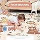 Krabbelmatte Baby Faltbar Spielmatte Kinder Spieldecke 150x180x1cm Krabbeldecke Für Baby - Babymatte Kindermatte - Schaumstoffmatte Kinderteppich- Spielteppich - Bodenmatte Kinder - Babygeschenk
