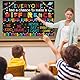 PLIGREAT 2 Stück Klassenzimmer Banner und Poster, motivierende Klassenzimmer Dekorationen bunte Pinnwand Wanddekoration Bildungswachstum Poster für Kindergarten Grundschule Mittelschule