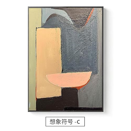 Bloc de couleur peinture décorative pour masquer un mur vide chambre - 4