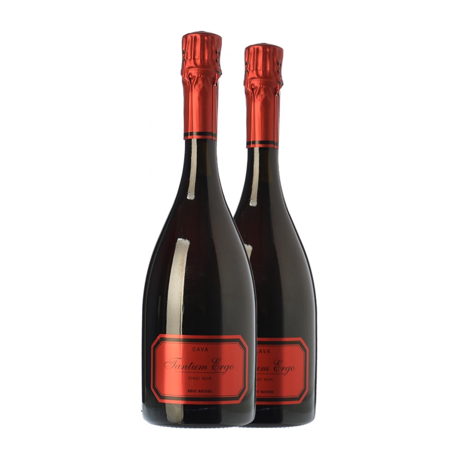 Hispano-Suizas Tantum Ergo Pinot Negro Brut Nature Cava Reserva 75 cl Espumoso blanco (Caja de 2 Botellas de 75 cl)