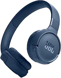 JBL, Fone de Ouvido Bluetooth, Tune 520BT, On-ear, Sem Fio - Azul