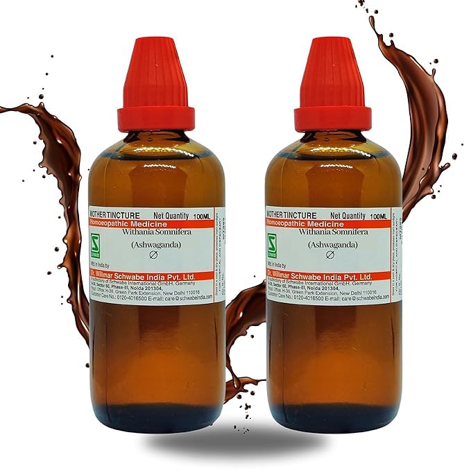 Dr Willmar Schwabe India Withania somnifera (ashwaganda) Q 200ML (100mlx2) || Mother Tincture || Shophomeo® (B0CV7W8NGW) Amazon Price History, Amazon Price Tracker