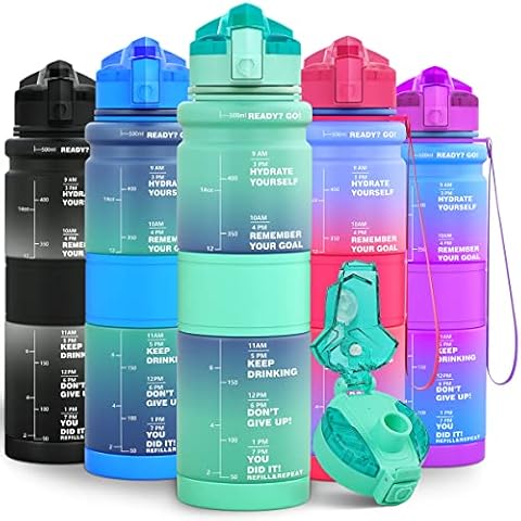 Lunidry Trinkflasche - Tritan BPA Frei Wasserflasche Kinder Cover