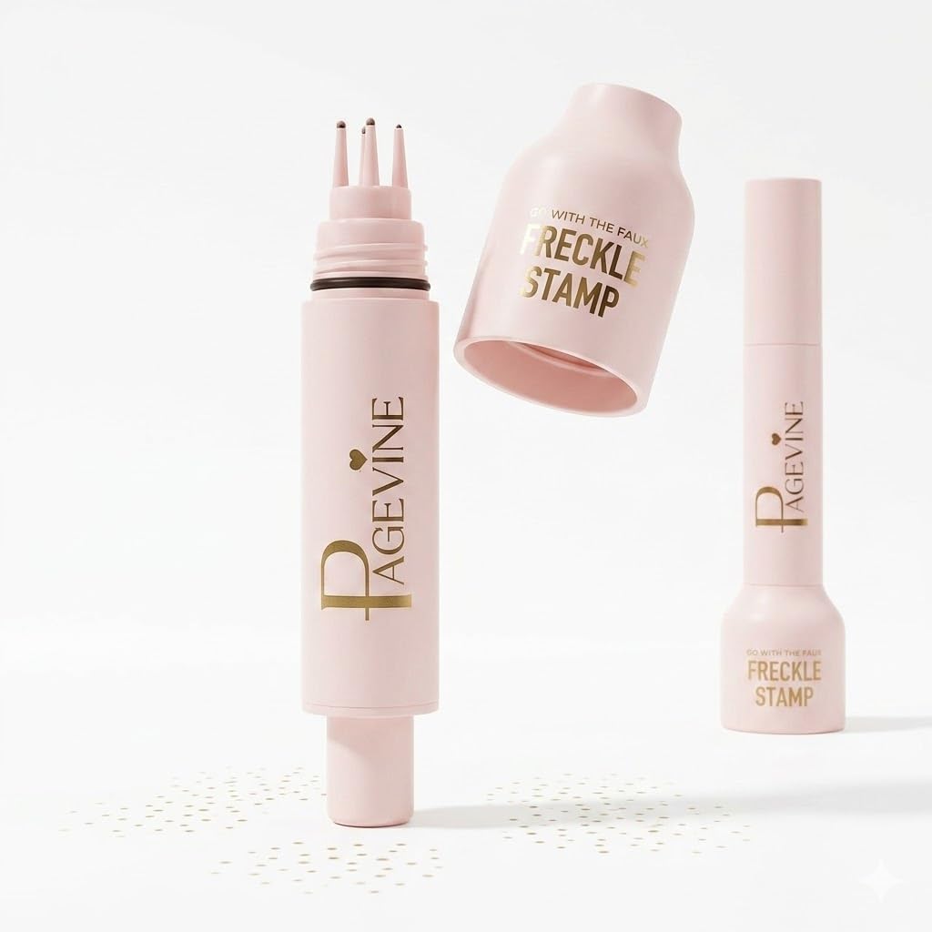 Freckle Stamp Pen, Natural Looking Faux Freckle Makeup, Waterproof Long Lasting Freckle Marker, Smudge Proof Transfer Resistant Freckle Pen-image-33