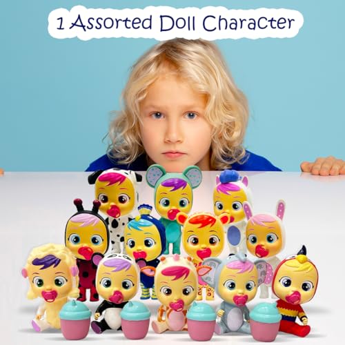 Image of IMC Toys Cry Babies Magic Tears Doll for Girls Pretend Play Toys for Kids Above 3 Years Real Tears Cry Baby, Pack of 1 - Mixed Character