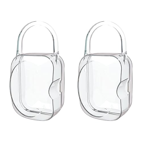 Miniatura 2 de LANEYLI Chupete Caja de Chupete Protector Estuche Chupete Clip Holder - Paquete de 2