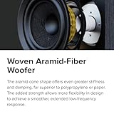 ELAC Debut 3.0 DB53-W Bookshelf Speakers, White (Pair) - 1” Aluminum Dome Tweeter & 5.25” Aramid Fiber Woofer - 2-Way Bass Reflex - 48Hz to 38KHz Response - Image 7