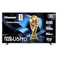 Hisense 55" U6 Pro Series Mini?LED ULED 4K UHD HDR Gaming AI Smart Fire TV (55U6SF Pro, 2026 New) – Hi-QLED, Native 144Hz, Motion Rate 480, Dolby Vision IQ,· Atmos, HDR10+, Glare-Free, Alexa+