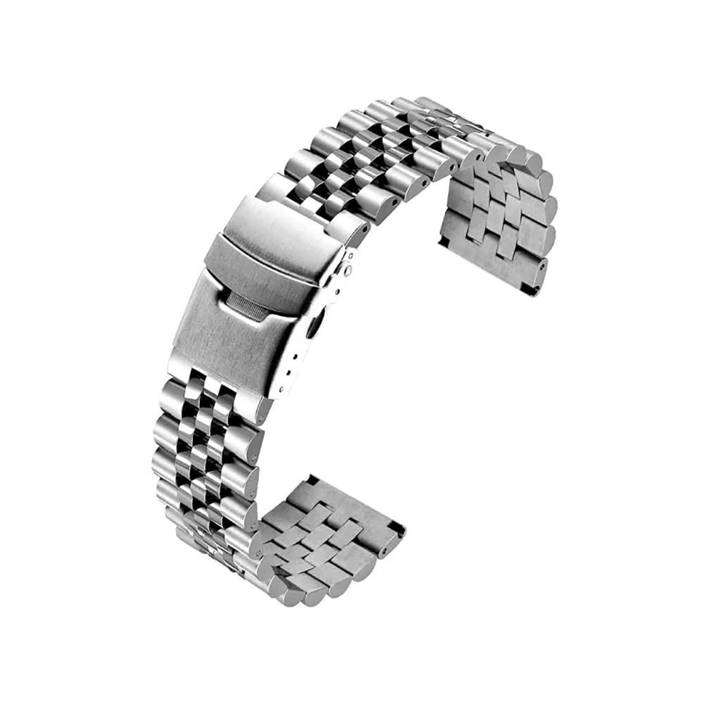 ewatchaccessories Replacement 20mm Jubilee Style Stainless Steel