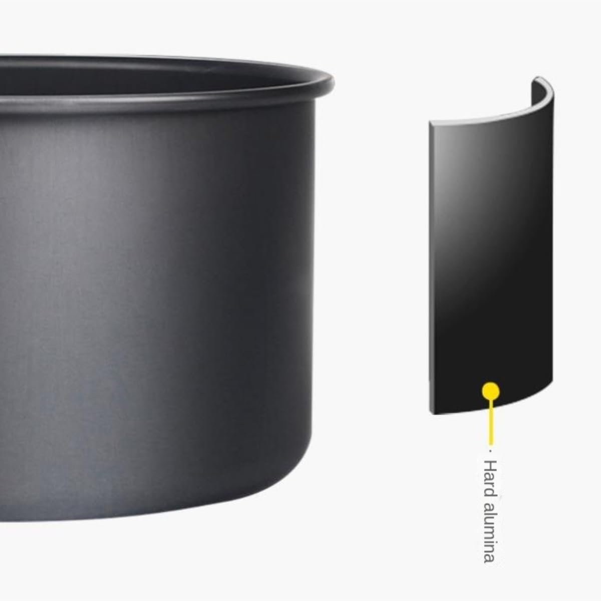 Camping Kitchen Utensil Outdoor Pot Set Teapot Combination Plus Teapot Outdoor Fishing Camping Cooking Utensils for Outdoor Cooking