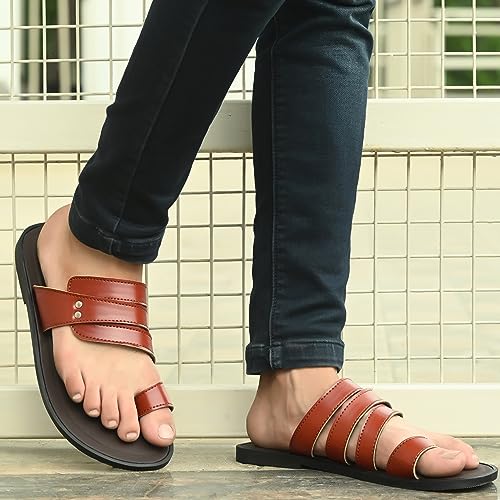 Vellinto PERCY Ethnic Slippers For Men ll Thong Sandals For Men ll Ethnic Chappal For Men