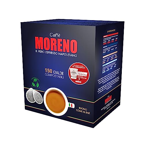 Caffe' Moreno - 600 Cialde Caffè Compostabili, Compatibili Con Macchina Caffè Cialde Sistema Ese44Mm, Gusto Forte E Corposo, Cialda Da 7G, Aroma Espresso Bar - 3