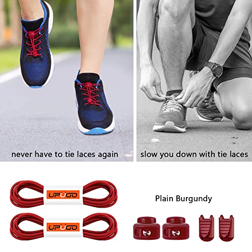 Image of UpUGo Elastic Shoe Laces, No Tie Shoe Laces Tieless for Kids, Adults, Elderly, One Size Fit All