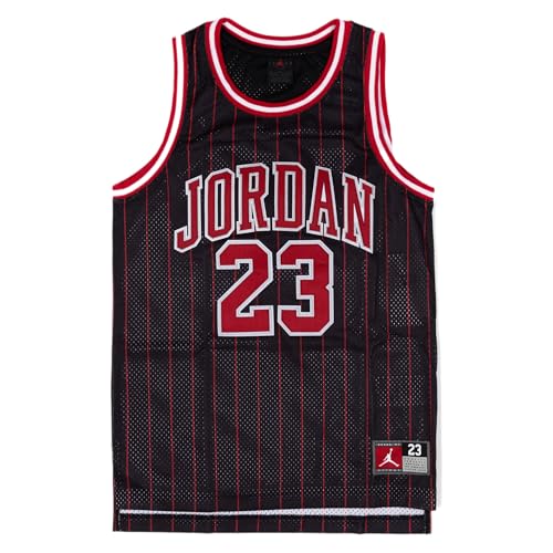 JDN 23 Tank Grade School Jersey (Black/Red) Size Medium