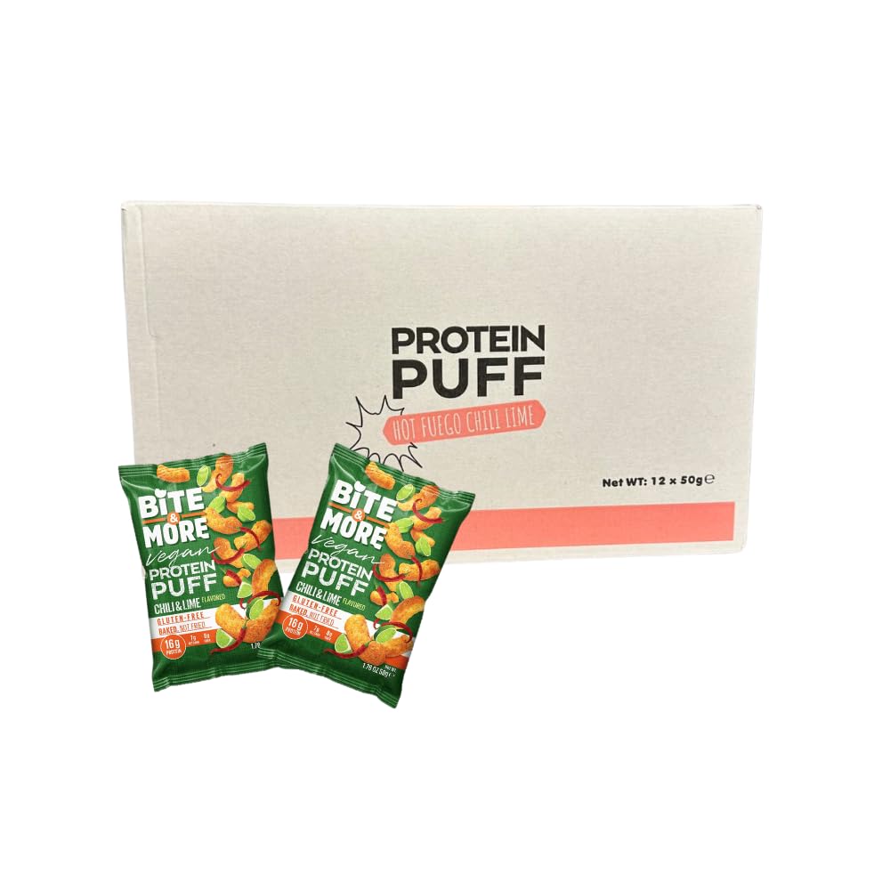 Vegan Protein Puff Chilli Lime 12x50g
