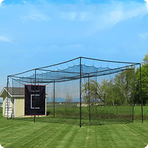 Gagalileo Batting Cage Backstop,Baseball Backstop,Pitching Backstop,Vinyl Backstop,Baseball Backstop With Strike Zone,Batting Cage Backdrop(4X6Feet+C Style) #TOP5