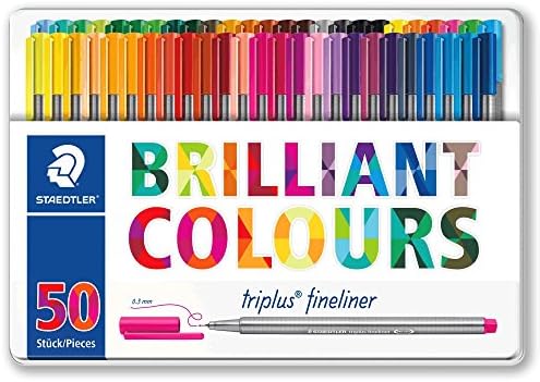 Staedtler 334 Trplus Fnelner Adult Colourng Pens - Cute Statonery