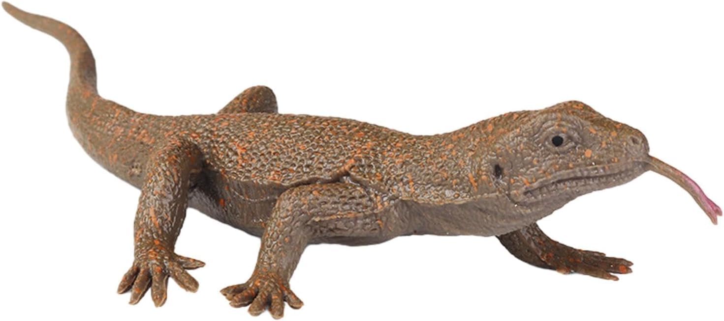 SUPER TOY Reptile Toy for Kids Realistic Gecko Lizard Figurine Rubber Animal Cold Blooded Lifelike Soft Prank Toys Educational Gift Boys Girls